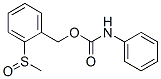Benzenemethanol, 2-(methylsulfinyl)-, phenylcarbamate (9CI) Structure