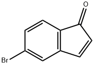 5-溴-1H-茚-1-酮 结构式