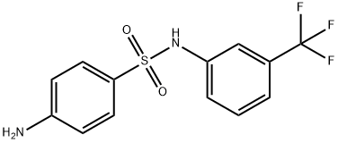 4-AMINO-N-(3-TRIFLUOROMETHYL-PHENYL)-BENZENESULFONAMIDE Struktur