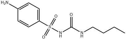 1-ブチル-3-スルファニリル尿素 化学構造式