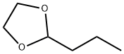 2-プロピル-1,3-ジオキソラン 化学構造式