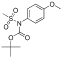 Carbamic acid, (4-methoxyphenyl)(methylsulfonyl)-, 1,1-dimethylethyl ester (9CI) Struktur
