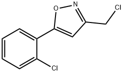 3-(CHLOROMETHYL)-5-(2-CHLOROPHENYL)ISOXAZOLE Structure
