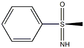 (S)-(+)-S-メチル-S-フェニルスルホキシミン 化学構造式