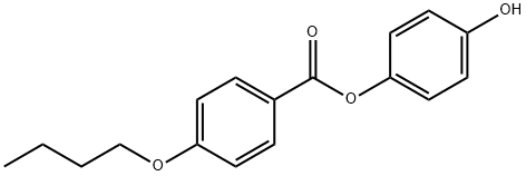 4-丁氧苯甲酸-4-羟基苯酯, 33905-62-3, 结构式