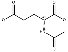 N-乙酰-D-谷氨酸 结构式