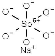 SODIUM ANTIMONATE Struktur