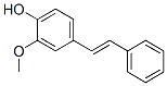4-HYDROXY-3-METHOXYSTILBENE Structure