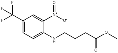 METHYL 4-[2-NITRO-4-(TRIFLUOROMETHYL)ANILINO]BUTANOATE Struktur
