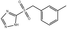 3-[(3-METHYLBENZYL)SULFONYL]-1H-1,2,4-TRIAZOLE Structure