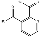 2,3-Pyridinedicarboxylic acid Struktur
