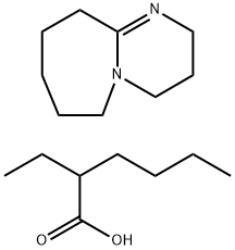 2-乙基己酸与2,3,4,6,7,8,9,10-八氢嘧啶并[1,2-A]氮杂卓的化合物(1:1), 33918-18-2, 结构式