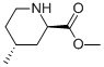 2-Piperidinecarboxylicacid,4-methyl-,methylester,(2R,4R)-rel-(9CI) Structure
