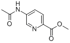 METHYL 5-ACETAMIDOPYRIDINE-2-CARBOXYLATE Struktur