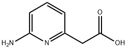 2-Pyridineacetic acid, 6-amino- (9CI) Structure