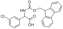 N-FMOC-DL-3-氯苯甘氨酸, 339208-90-1, 结构式
