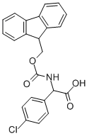 N-FMOC-RS-4-氯苯甘氨酸, 339208-91-2, 结构式