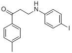 3-(4-iodoanilino)-1-(4-methylphenyl)-1-propanone Structure