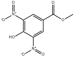 METHYL 3,5-DINITRO-4-HYDROXYBENZOATE 化学構造式