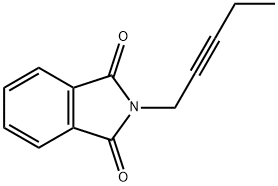 N-(2-ペンチニル)フタルイミド 化学構造式