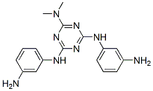 N,N'-Bis(3-aminophenyl)-N'',N''-dimethyl-1,3,5-triazine-2,4,6-triamine 结构式