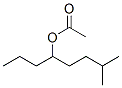 Acetic acid 4-methyl-1-propylpentyl ester Struktur