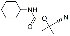 Carbamic acid, cyclohexyl-, 1-cyano-1-methylethyl ester (9CI) Struktur