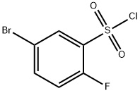 5-溴-2-氟苯磺酰氯 结构式