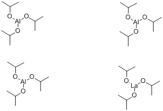 三(四异丙氧基铝)化镧,33939-97-8,结构式