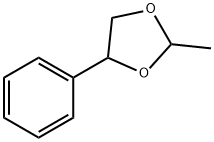2-methyl-4-phenyl-1,3-dioxolane Struktur