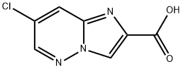 7-氯咪唑并[1,2-B]哒嗪-2-甲酸,339528-39-1,结构式