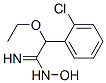 2-(2-Chlorophenyl)-2-ethoxy-N1-hydroxyacetamidine Struktur