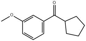 环戊基(3-甲氧基苯基)甲酮,339549-67-6,结构式