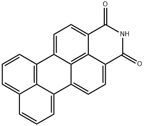 ペリレン-3,4-ジカルボイミド 化学構造式