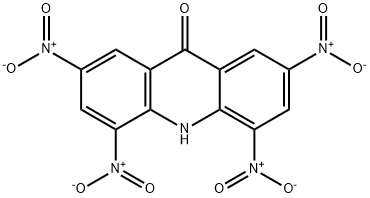 2,4,5,7-テトラニトロアクリジン-9(10H)-オン 化学構造式