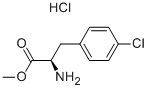 H-P-クロロ-D-PHE-OME塩酸塩 化学構造式