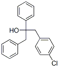 1,2-ジフェニル-1-(p-クロロフェニルメチル)エタノール 化学構造式