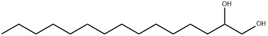 ペンタデカン-1,2-ジオール 化学構造式
