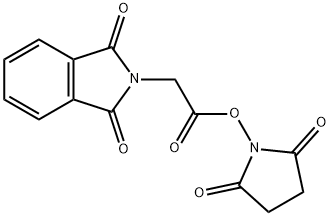 邻苯二甲酰甘氨酸羟基琥珀酰亚胺酯, 3397-29-3, 结构式