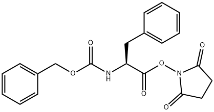 [(S)-2-[(2,5-ジオキソ-1-ピロリジニル)オキシ]-2-オキソ-1-ベンジルエチル]カルバミド酸ベンジル 化学構造式