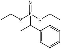 1-苯乙基磷酸二乙酯, 33973-48-7, 结构式