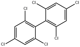 2,2',4,4',6,6'-HEXACHLOROBIPHENYL Struktur
