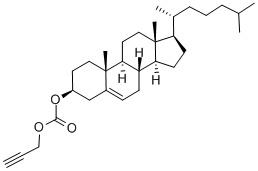 胆固醇2-丙炔基-1-YL碳酸酯, 33985-07-8, 结构式