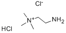 (2-アミノエチル)トリメチルアンモニウムクロリド塩酸塩 化学構造式