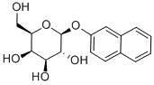 2-Naphthyl-beta-D-galactopyranoside Struktur