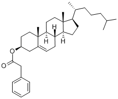 CHOLESTEROL PHENYLACETATE Structure