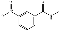 N-メチル-3-ニトロベンズアミド 化学構造式
