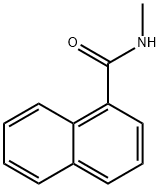 N-メチル-1-ナフトアミド 化学構造式