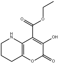 3-HYDROXY-2-OXO-5,6,7,8-테트라하이드로-2H-피라노[3,2-B]피리딘-4-카복실산에틸에스테르