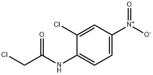 2-氯-N-(2-氯-4-硝基苯基)乙酰胺, 34004-41-6, 结构式